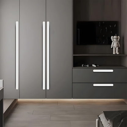 Comforsyco Slim Hidden Finger Edge Pulls for Dressers and Cabinets