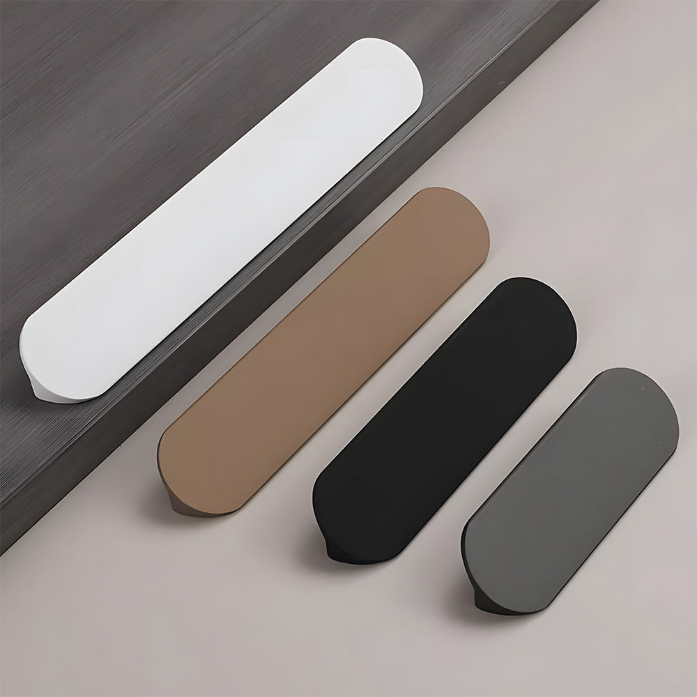 Comforsyco Slim Hidden Finger Edge Pulls for Dressers and Cabinets