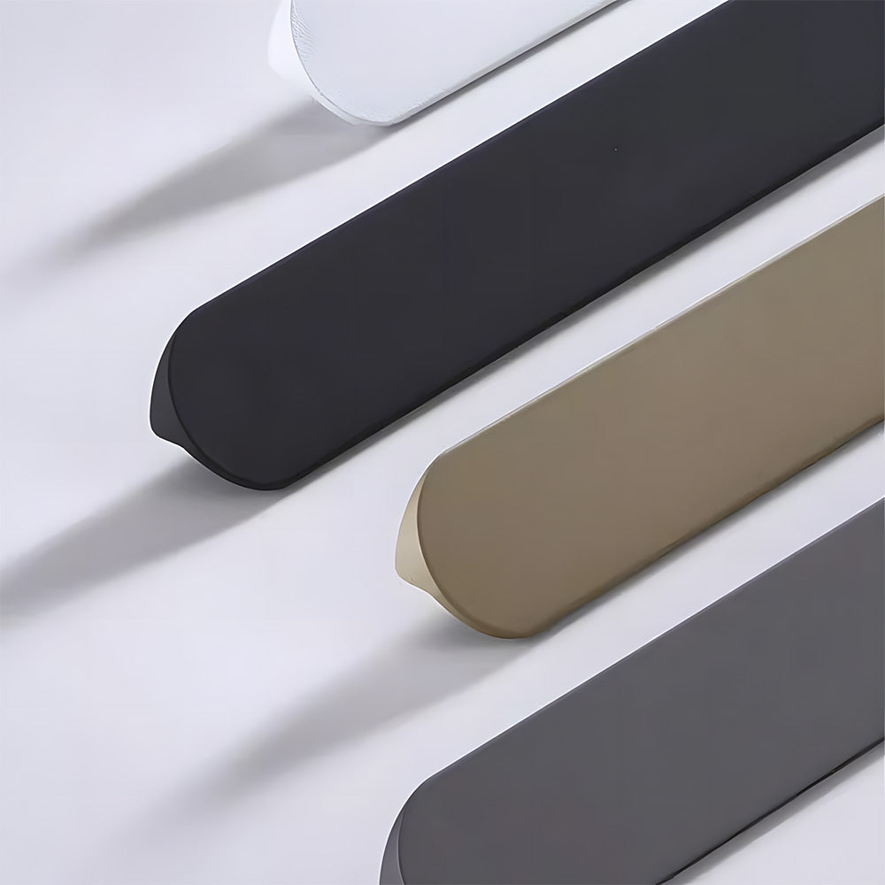 Comforsyco Slim Hidden Finger Edge Pulls for Dressers and Cabinets