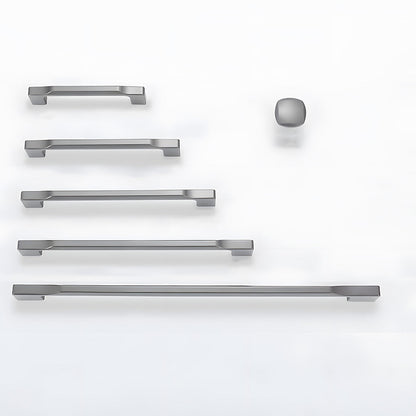 Comforsyco Slim Square Bar Cabinet Pulls and Matching Knobs