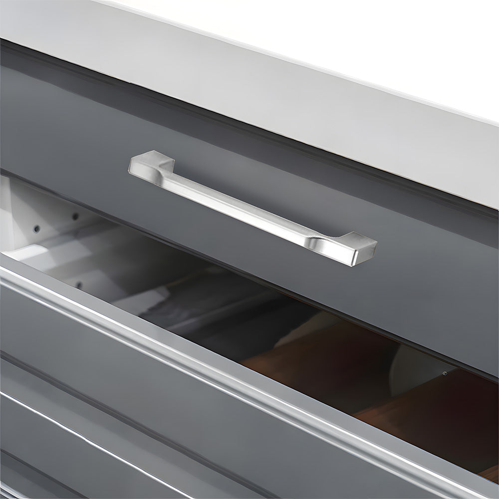 Comforsyco Slim Square Bar Cabinet Pulls and Matching Knobs