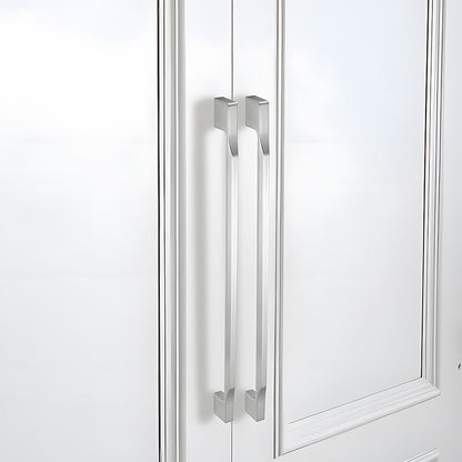 Comforsyco Slim Square Bar Cabinet Pulls and Matching Knobs