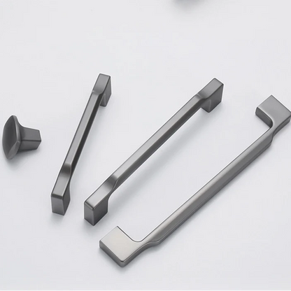 Comforsyco Slim Square Bar Cabinet Pulls and Matching Knobs