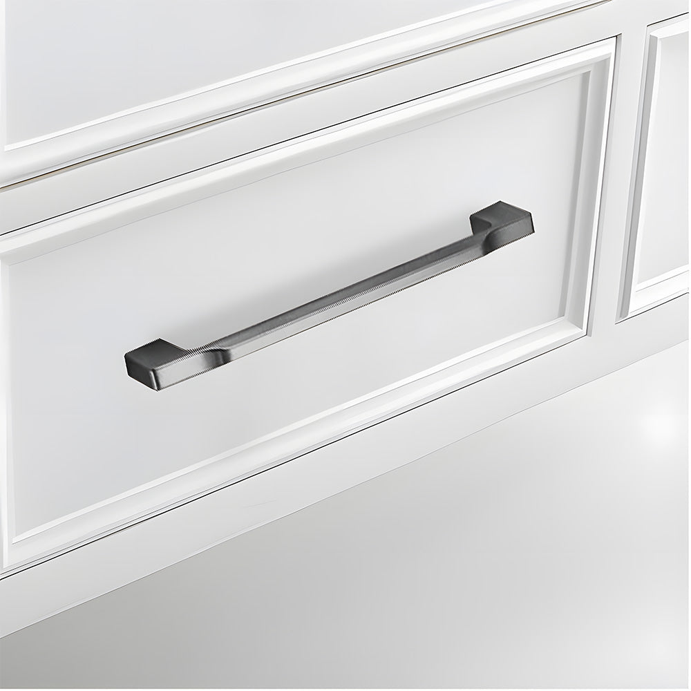 Comforsyco Slim Square Bar Cabinet Pulls and Matching Knobs