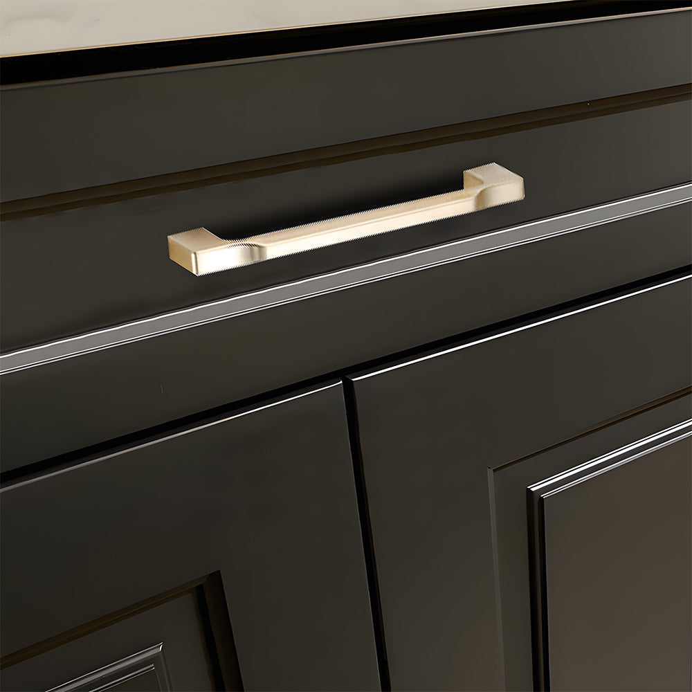 Comforsyco Slim Square Bar Cabinet Pulls and Matching Knobs