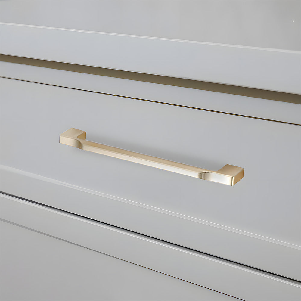 Comforsyco Slim Square Bar Cabinet Pulls and Matching Knobs