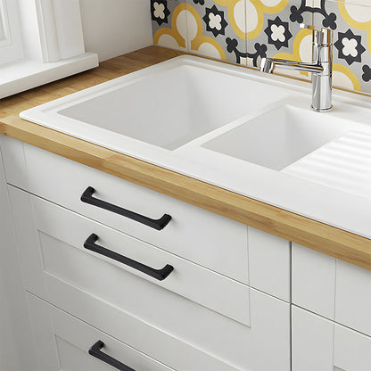 Comforsyco Slim Straight Bar Cabinet Pulls and Drawer Handles