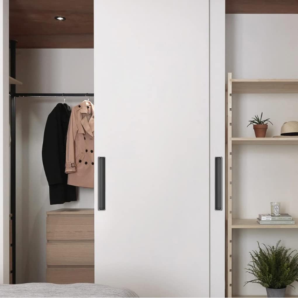 Comforsyco Slotted Recessed Cabinet Pulls and Sliding Door Handles