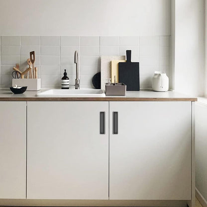 Comforsyco Slotted Recessed Cabinet Pulls and Sliding Door Handles