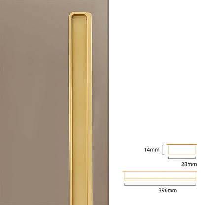 Comforsyco Slotted Recessed Cabinet Pulls and Sliding Door Handles