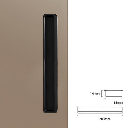 Comforsyco Slotted Recessed Cabinet Pulls and Sliding Door Handles