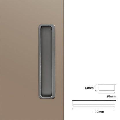 Comforsyco Slotted Recessed Cabinet Pulls and Sliding Door Handles
