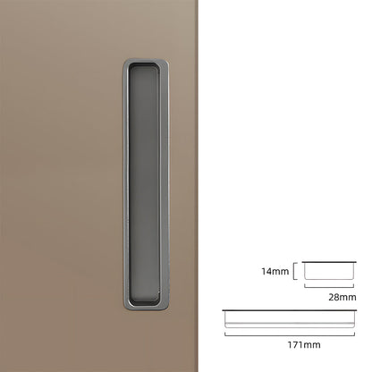 Comforsyco Slotted Recessed Cabinet Pulls and Sliding Door Handles