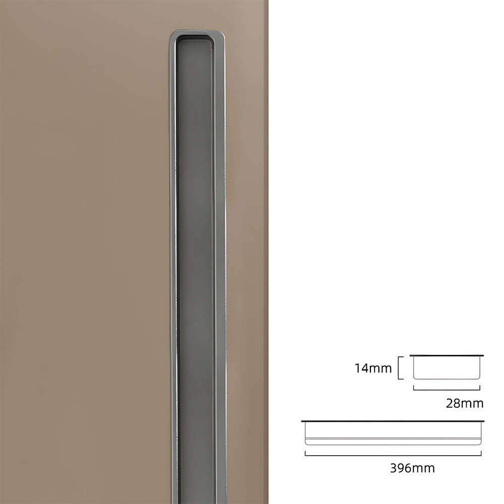 Comforsyco Slotted Recessed Cabinet Pulls and Sliding Door Handles