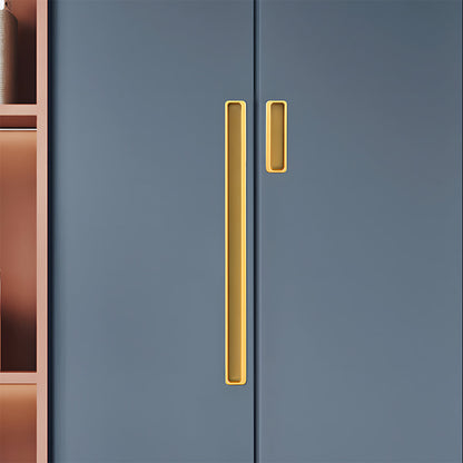 Comforsyco Slotted Recessed Cabinet Pulls and Sliding Door Handles