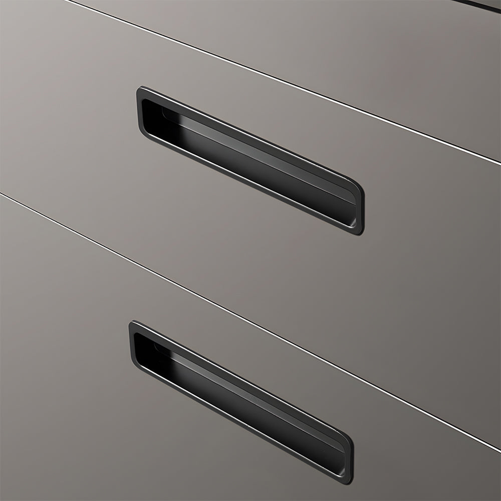 Comforsyco Slotted Recessed Cabinet Pulls and Sliding Door Handles