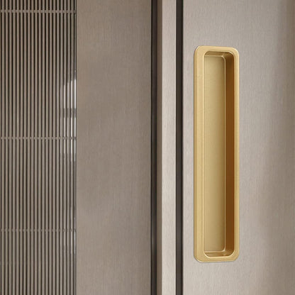 Comforsyco Slotted Recessed Cabinet Pulls and Sliding Door Handles