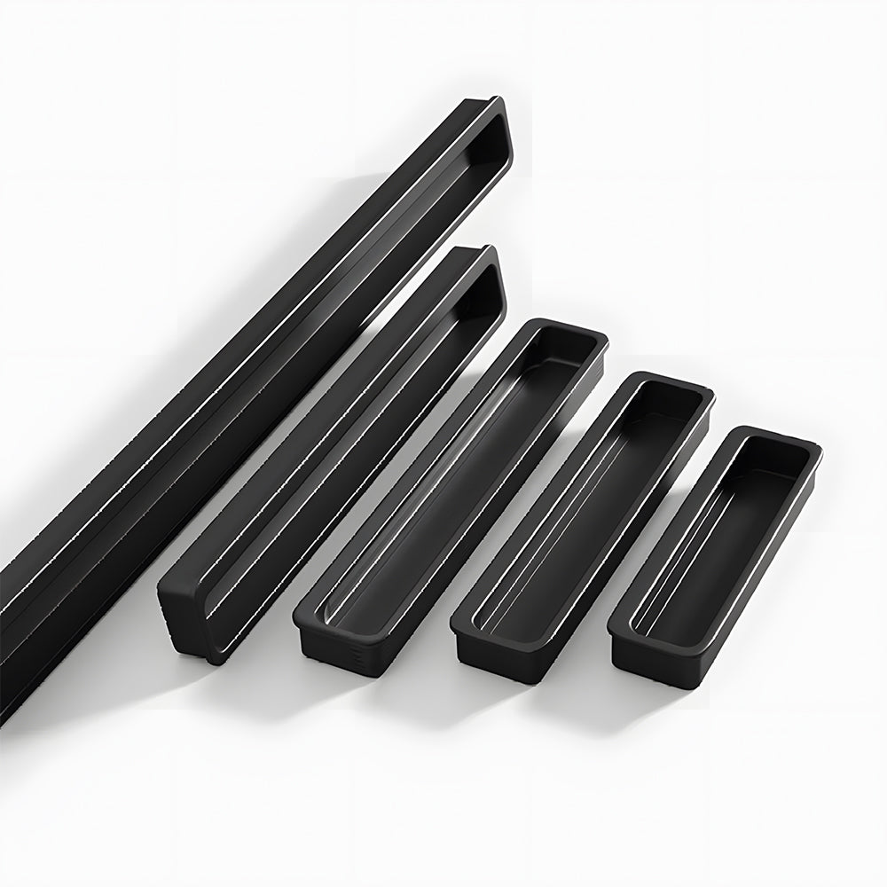 Comforsyco Slotted Recessed Cabinet Pulls and Sliding Door Handles
