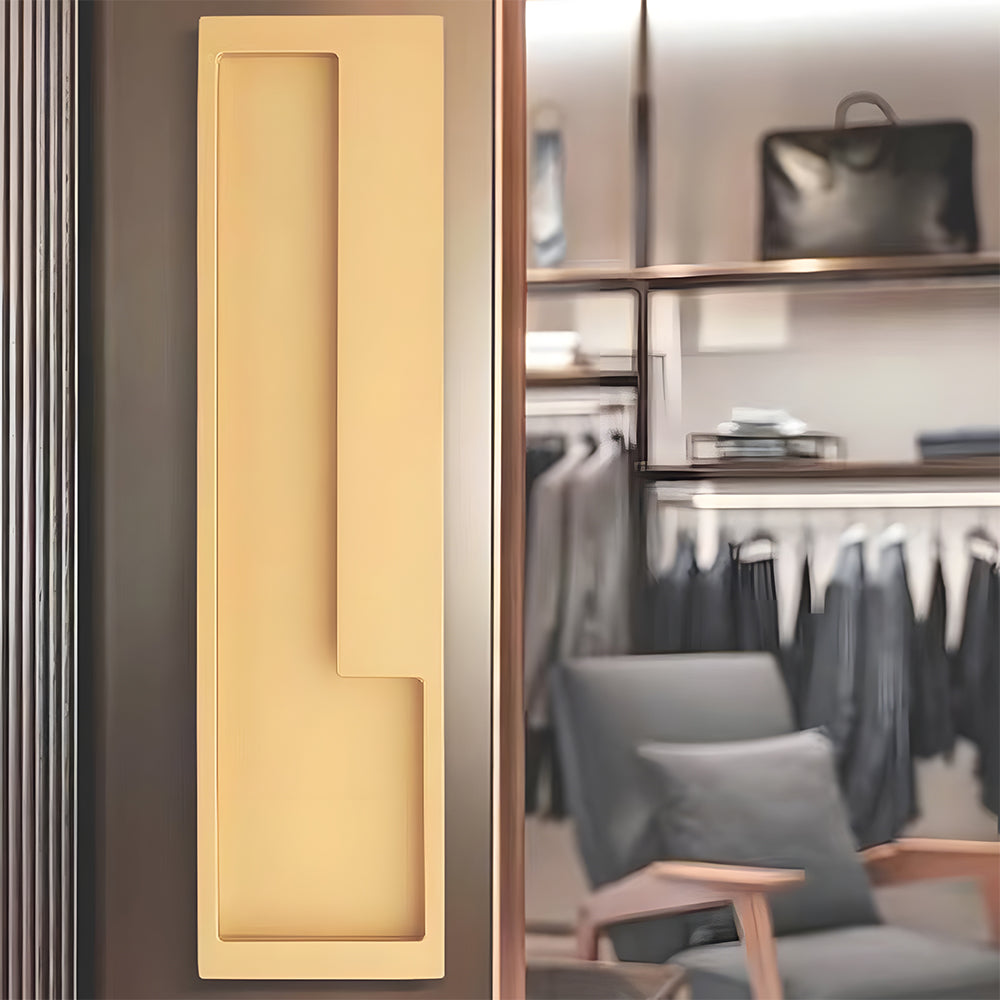 Comforsyco Slotted Recessed Cabinet Pulls in Gold, Black, and Gray