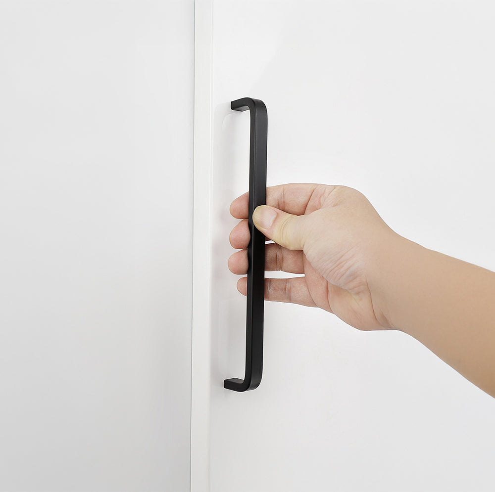 Comforsyco Smooth Curved Bar Cabinet Pulls and Drawer Handles