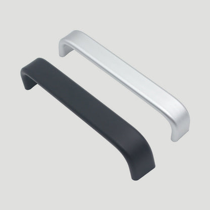 Comforsyco Smooth Curved Bar Cabinet Pulls and Drawer Handles