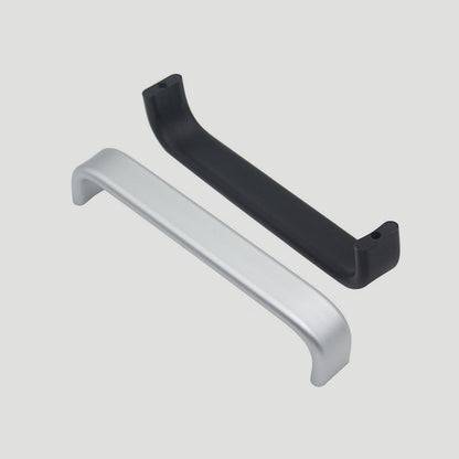 Comforsyco Smooth Curved Bar Cabinet Pulls and Drawer Handles