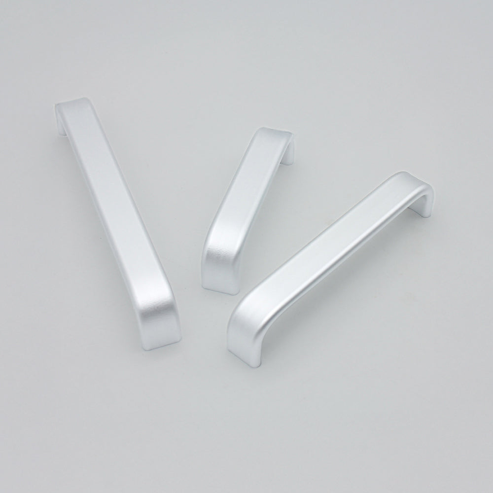 Comforsyco Smooth Curved Bar Cabinet Pulls and Drawer Handles