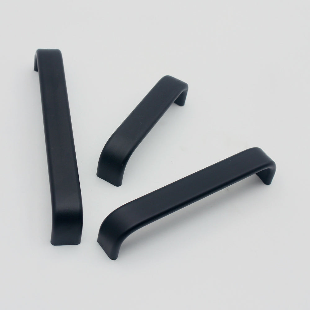 Comforsyco Smooth Curved Bar Cabinet Pulls and Drawer Handles