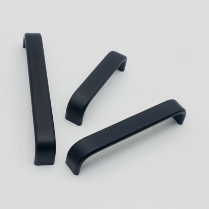 Comforsyco Smooth Curved Bar Cabinet Pulls and Drawer Handles