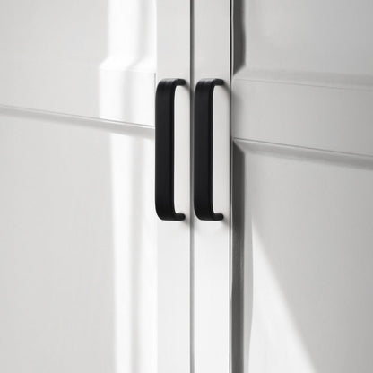 Comforsyco Smooth Curved Bar Cabinet Pulls and Drawer Handles