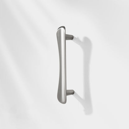 Comforsyco Smooth Curved Cabinet Handles and Round Knobs for Wardrobes