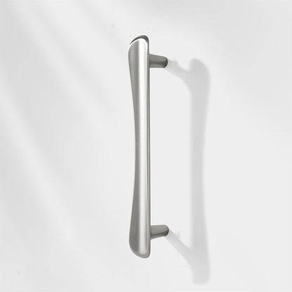 Comforsyco Smooth Curved Cabinet Handles and Round Knobs for Wardrobes