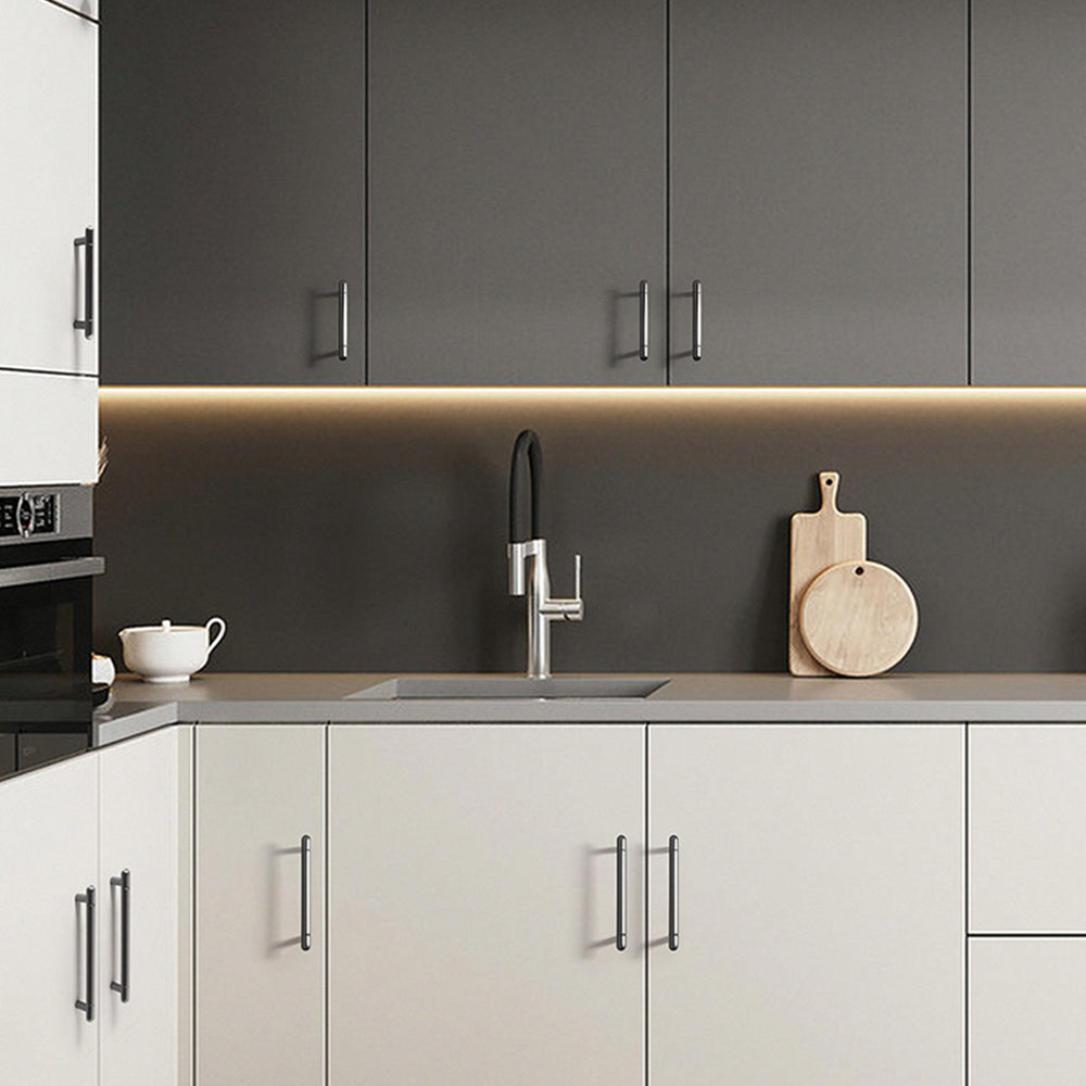 Comforsyco Smooth Round Bar Cabinet Pulls and Drawer Handles
