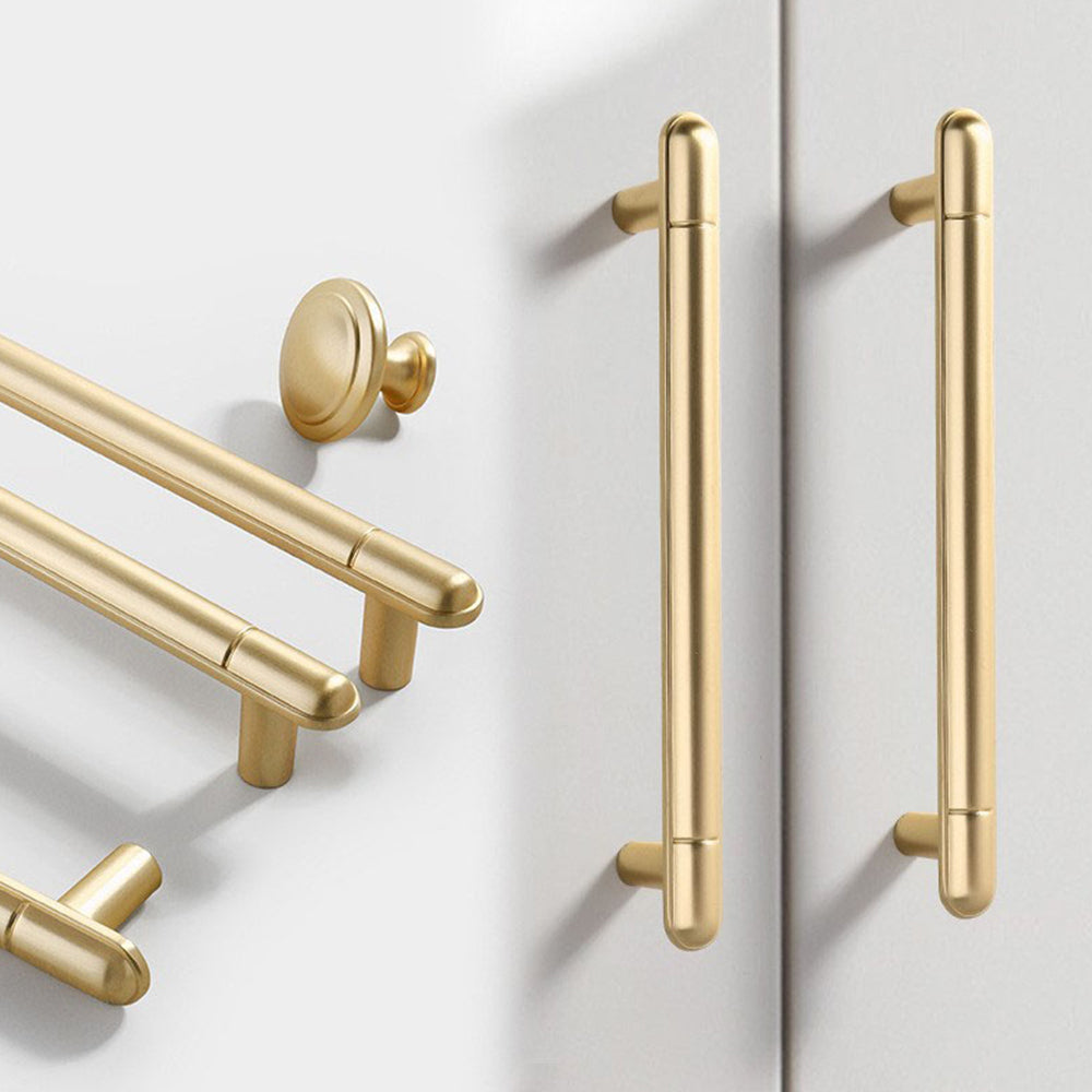 Comforsyco Smooth Round Bar Cabinet Pulls and Drawer Handles