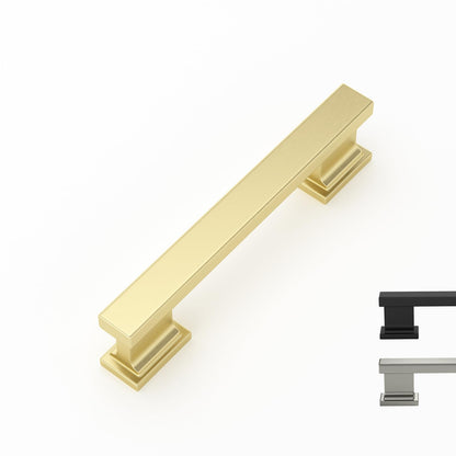 Comforsyco Solid Aluminum Alloy Square Bar Cabinet Pulls