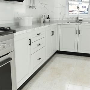 Comforsyco Solid Aluminum Alloy Square Bar Cabinet Pulls