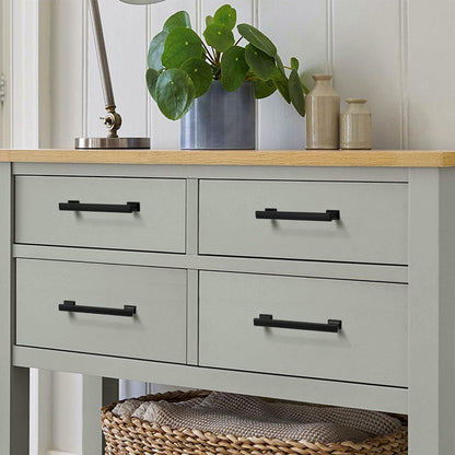 Comforsyco Solid Aluminum Alloy Square Bar Cabinet Pulls