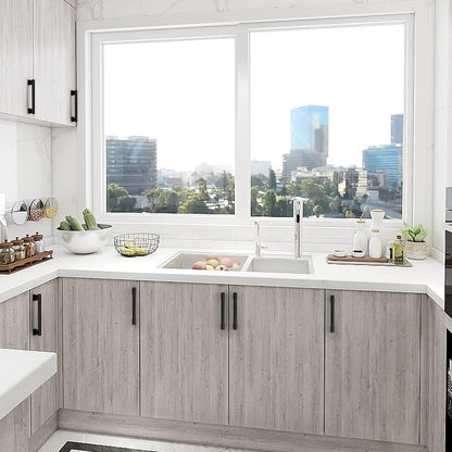 Comforsyco Solid Aluminum Alloy Square Bar Cabinet Pulls