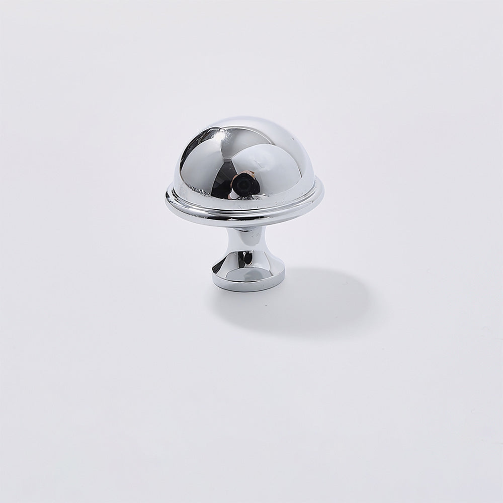 Comforsyco Solid Brass Round Bar Cabinet Pulls and Knobs