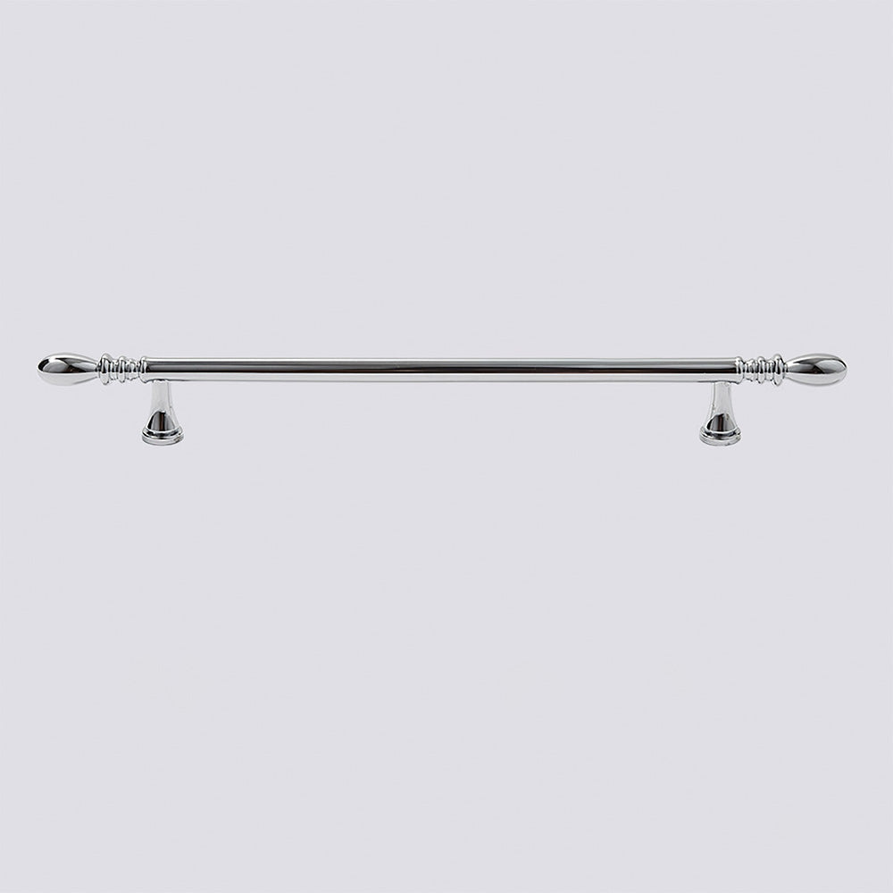 Comforsyco Solid Brass Round Bar Cabinet Pulls and Knobs
