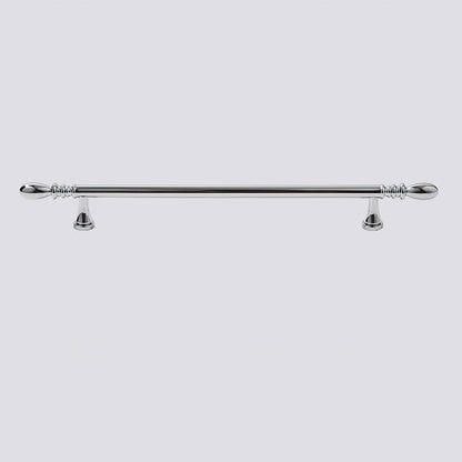Comforsyco Solid Brass Round Bar Cabinet Pulls and Knobs