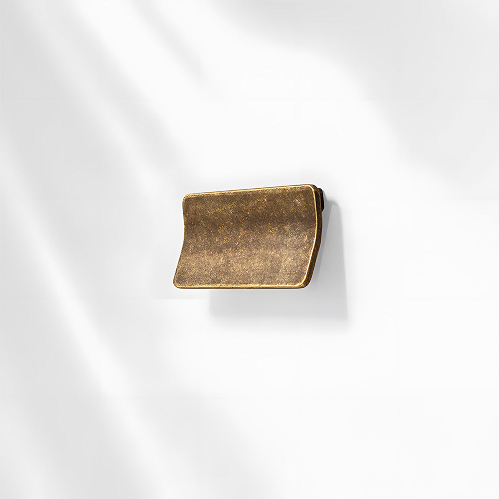 Square finger edge pull with a curved grip, shown at close range on a clean neutral background