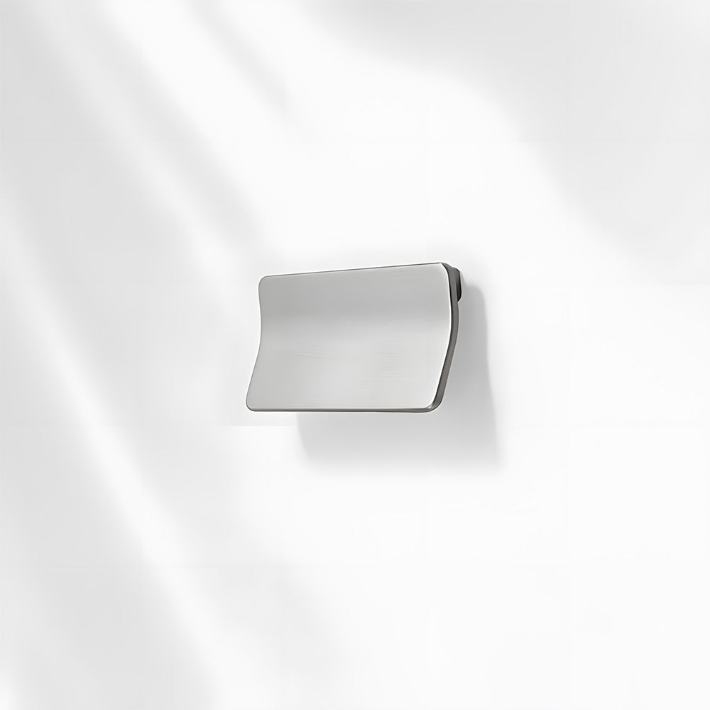 Square finger edge pull with a curved grip, shown in a focused view on a clean neutral background