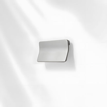 Square finger edge pull with a curved grip, shown in a focused view on a clean neutral background