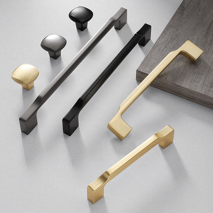 Comforsyco Square Zinc Alloy Cabinet Pulls, Handles, and Knobs