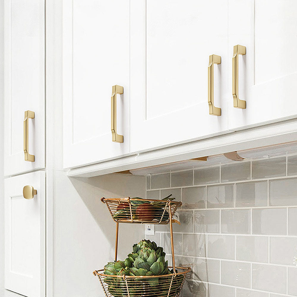 Comforsyco Square Zinc Alloy Cabinet Pulls, Handles, and Knobs