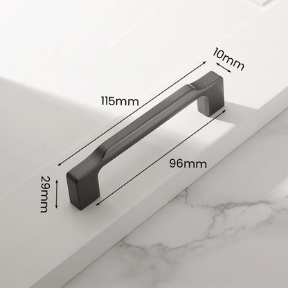 Comforsyco Square Zinc Alloy Cabinet Pulls, Handles, and Knobs