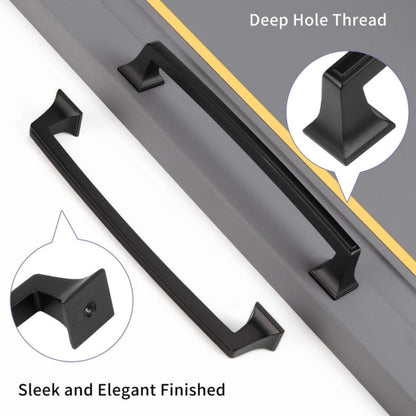 Comforsyco Squared Bar Cabinet Pulls and Drawer Handles