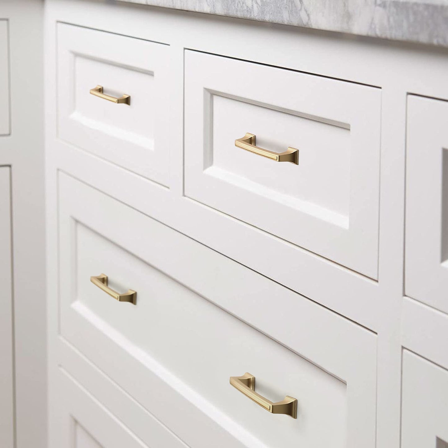 Comforsyco Squared Bar Cabinet Pulls and Drawer Handles