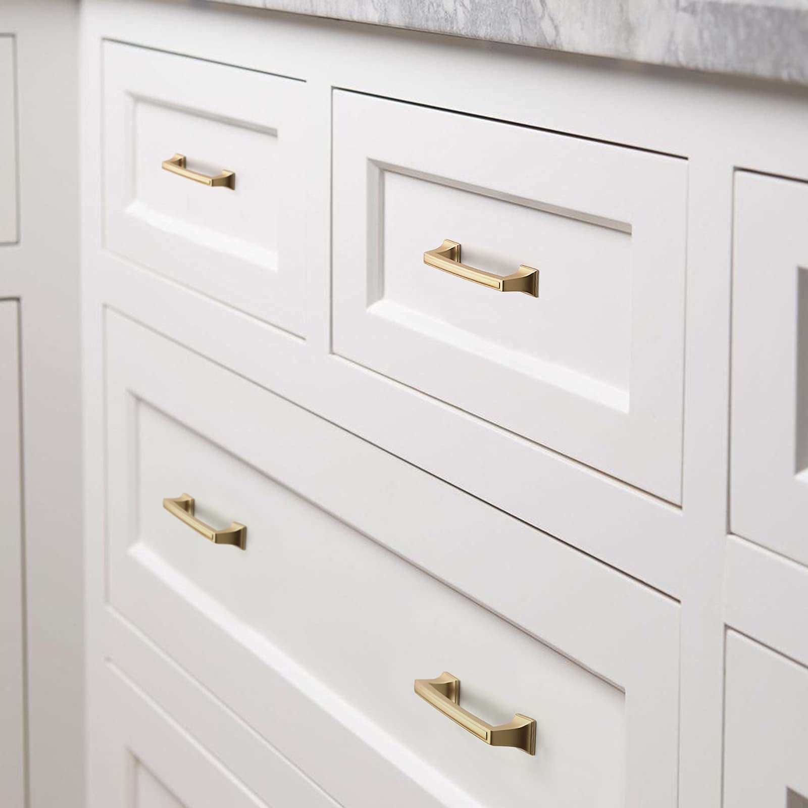 Comforsyco Squared Bar Cabinet Pulls and Drawer Handles
